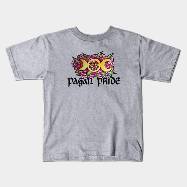 Pagan Pride Kids T-Shirt by bubbsnugg